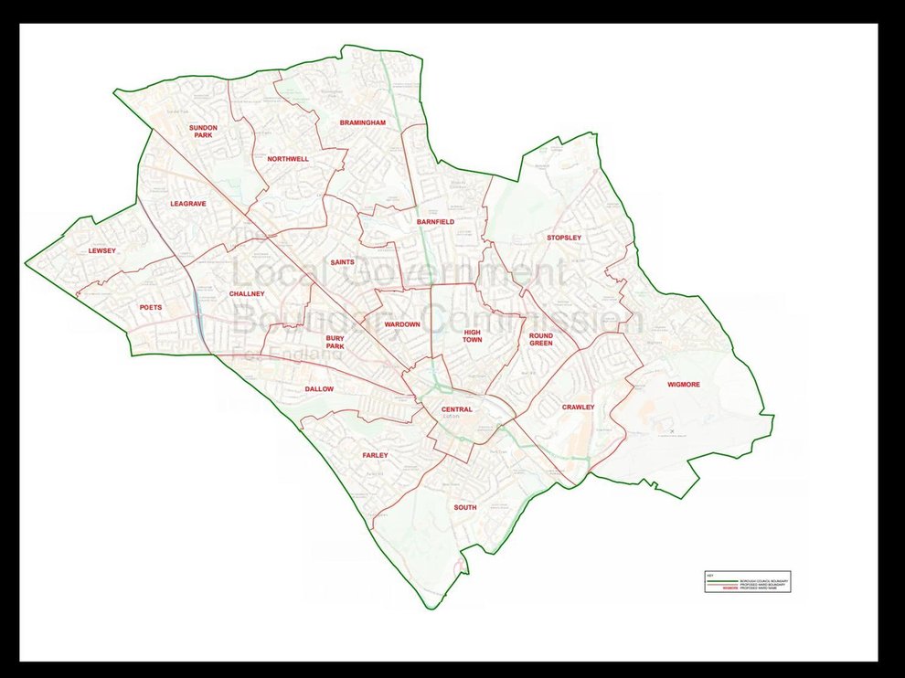 Proposed changes to Luton's ward boundaries | Luton Conservatives